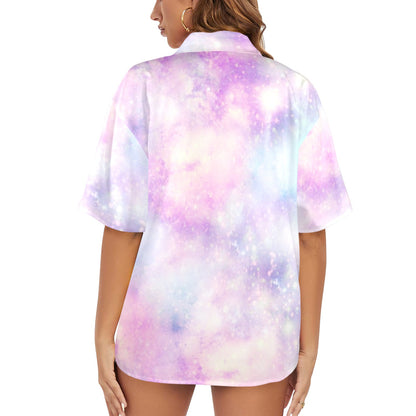 Camisa Hawaiana DAZ Luxury para Mujer (Hecha en Queens)