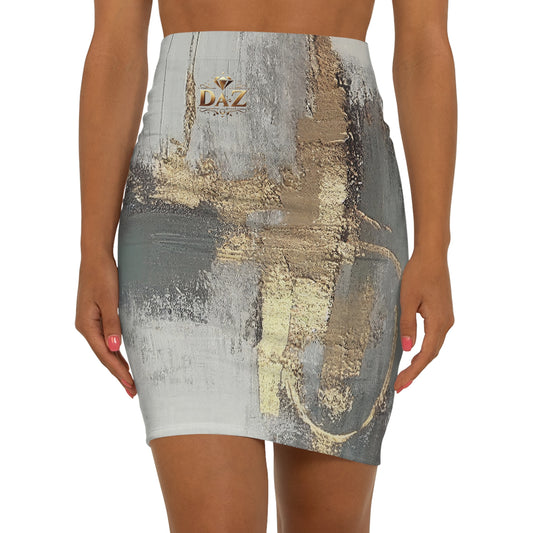 Falda lápiz DAZ Luxury Art de cintura media para mujer