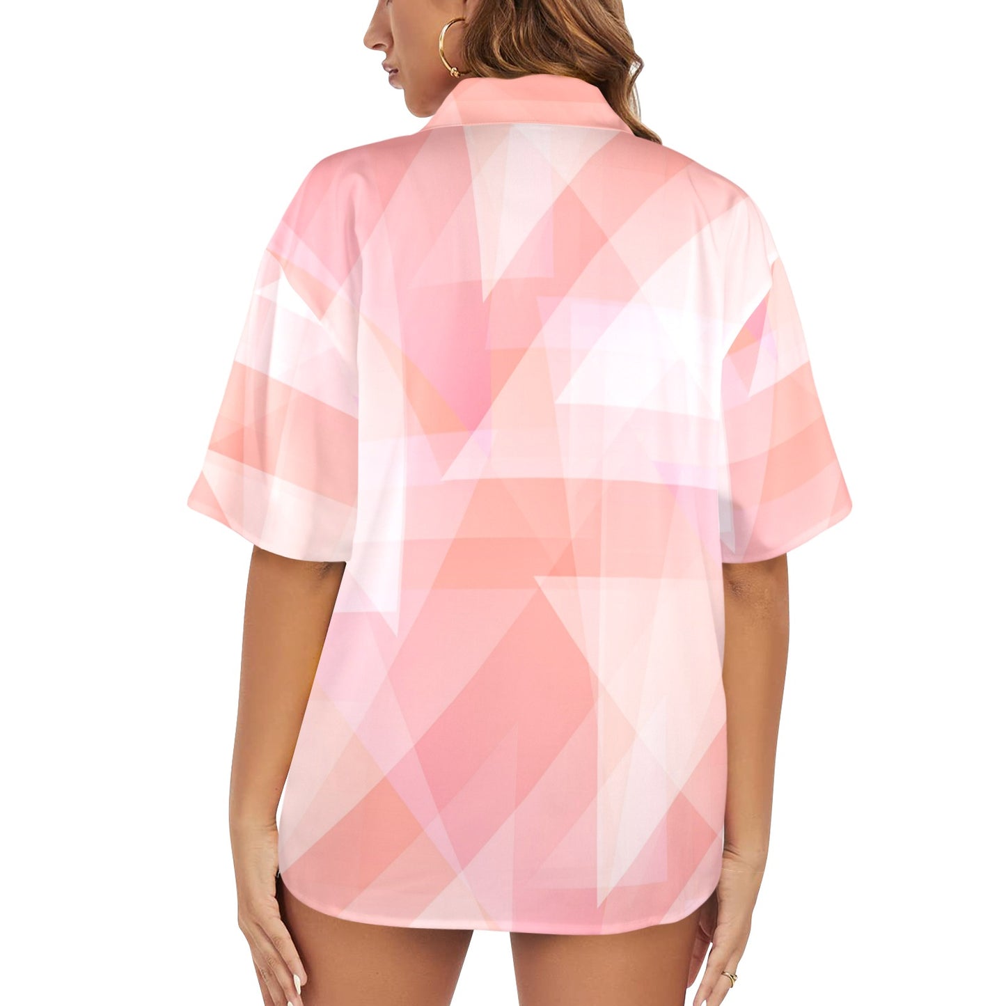 Camisa Hawaiana DAZ Luxury para Mujer (Hecha en Queens)
