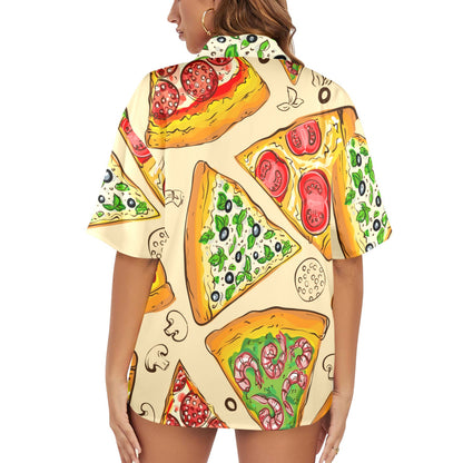 Camisa Hawaiana DAZ Luxury para Mujer (Hecha en Queens)
