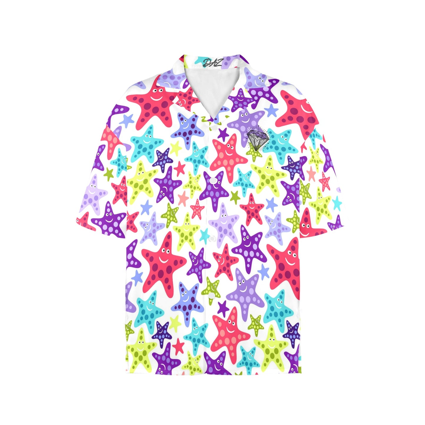 Camisa Hawaiana DAZ Luxury para Mujer (Hecha en Queens)