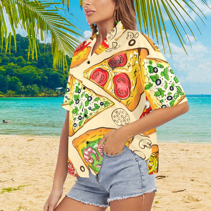 Camisa Hawaiana DAZ Luxury para Mujer (Hecha en Queens)