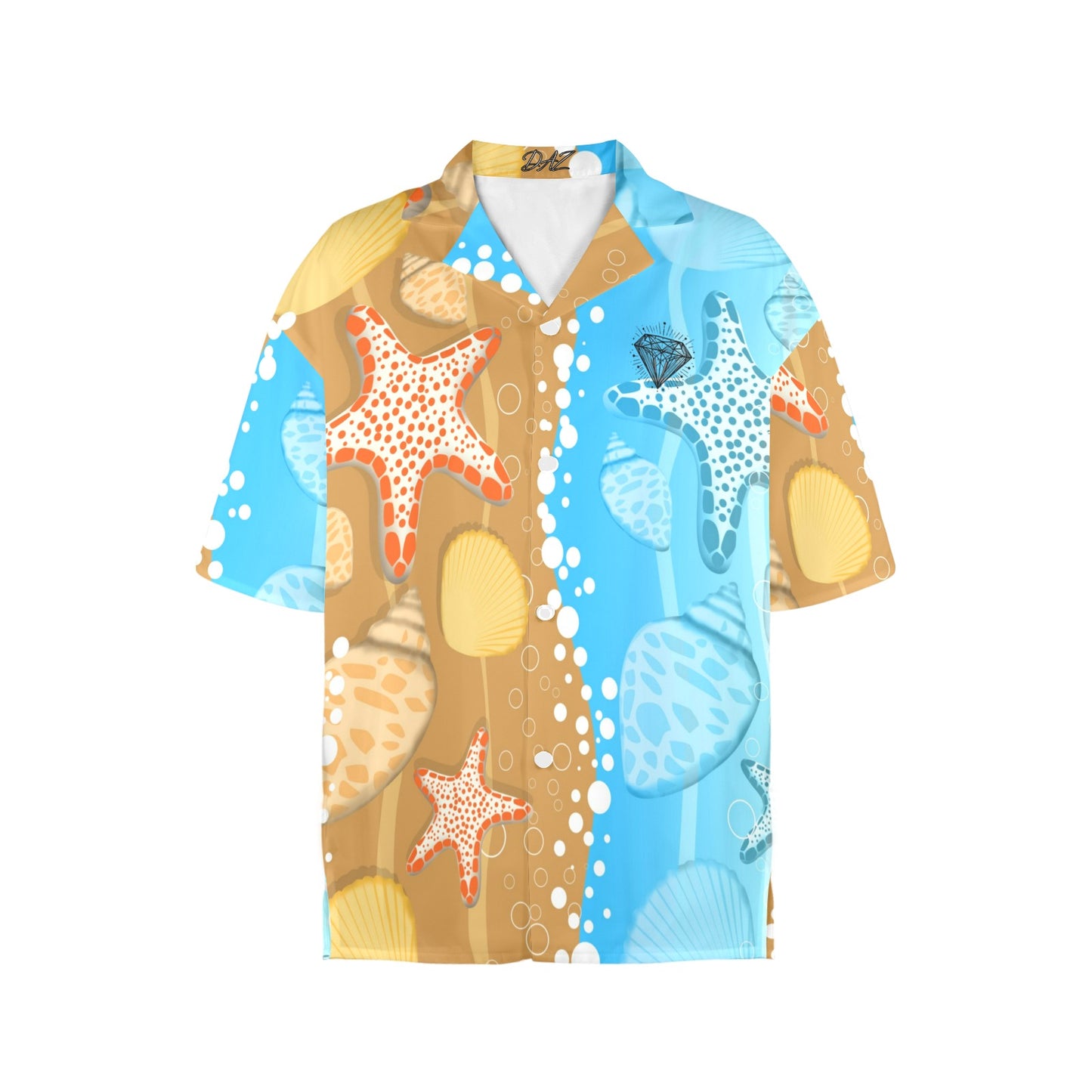Camisa Hawaiana DAZ Luxury para Mujer (Hecha en Queens)