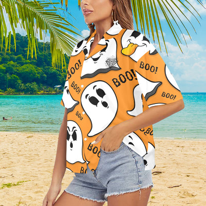 Camisa Hawaiana DAZ Luxury para Mujer (Hecha en Queens)