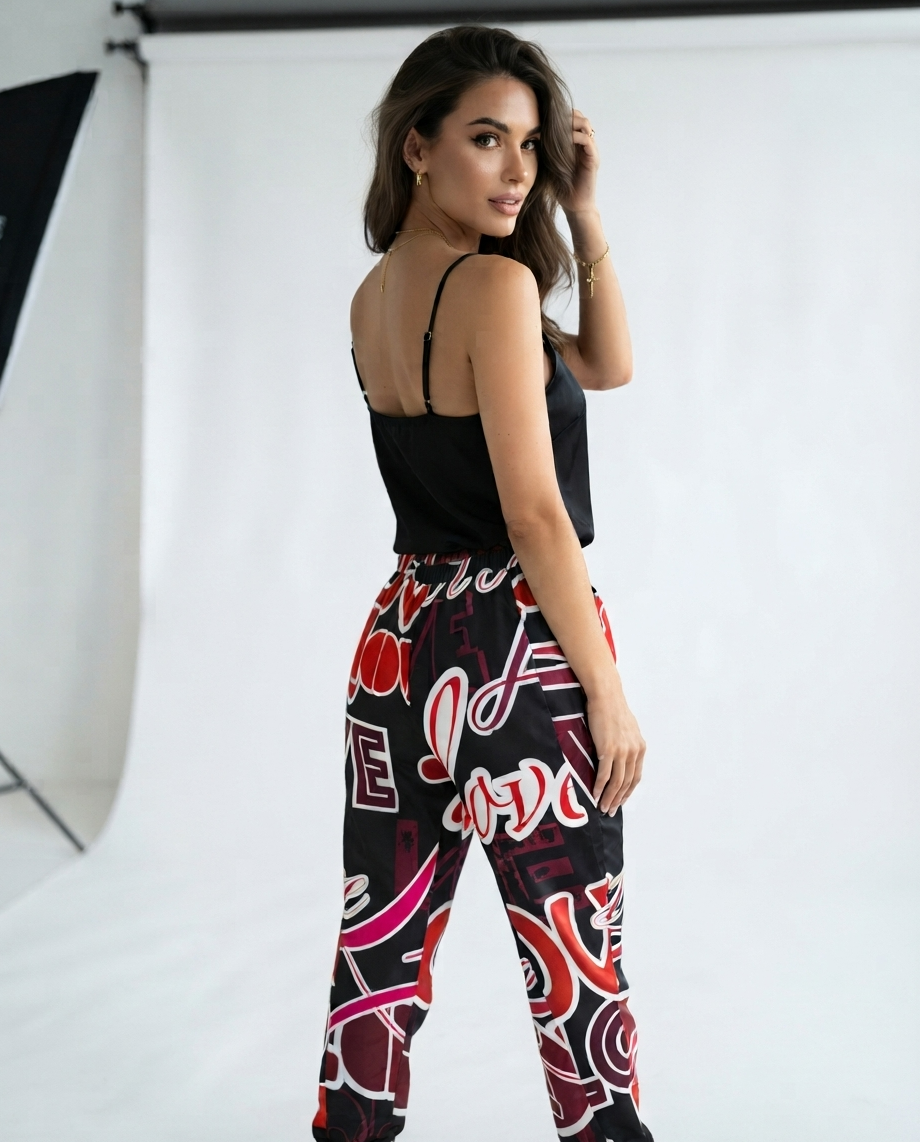 DAZMOND® "Urban Love Typography" Track Pants