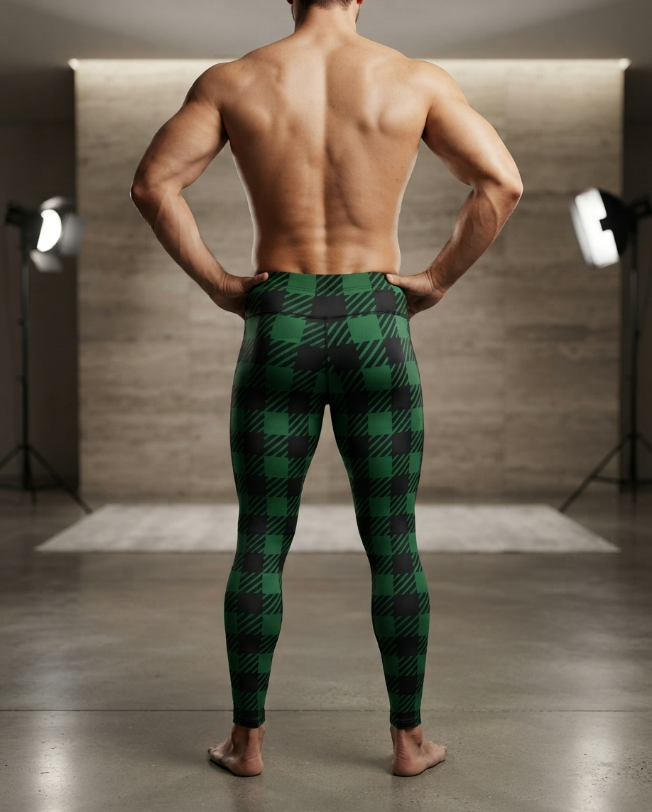DAZMOND® "Emerald Tartan" Men's Leggings