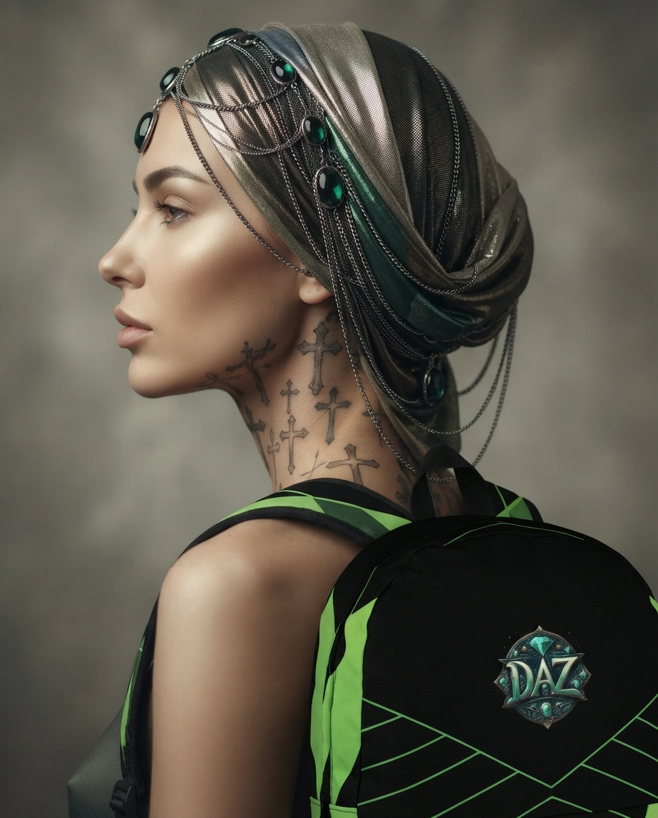 Mochila DAZMOND® Premium "Emerald Cyber"