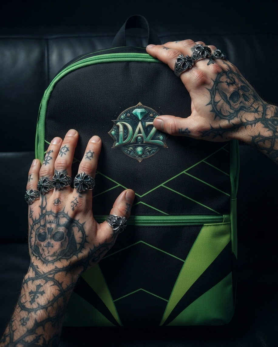 Mochila DAZMOND® Premium "Emerald Cyber"