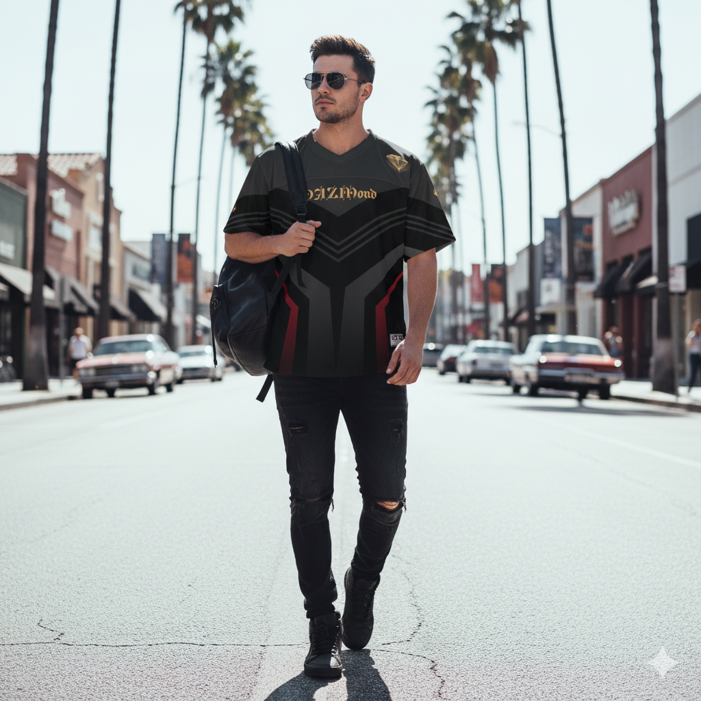 Camiseta DAZMond 144 de fútbol Americano