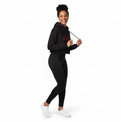 Sudadera DaZ corta con capucha para mujer