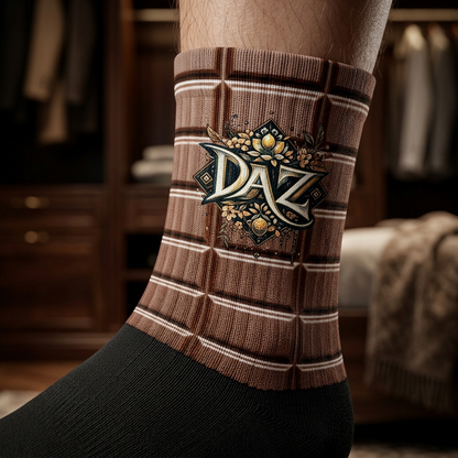 DAZMOND® "Chocolate Bar" Art Socks