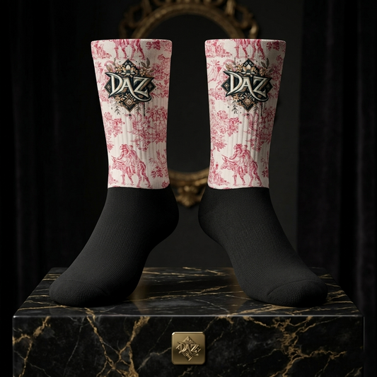 DAZMOND® "Crimson Heritage" Art Socks