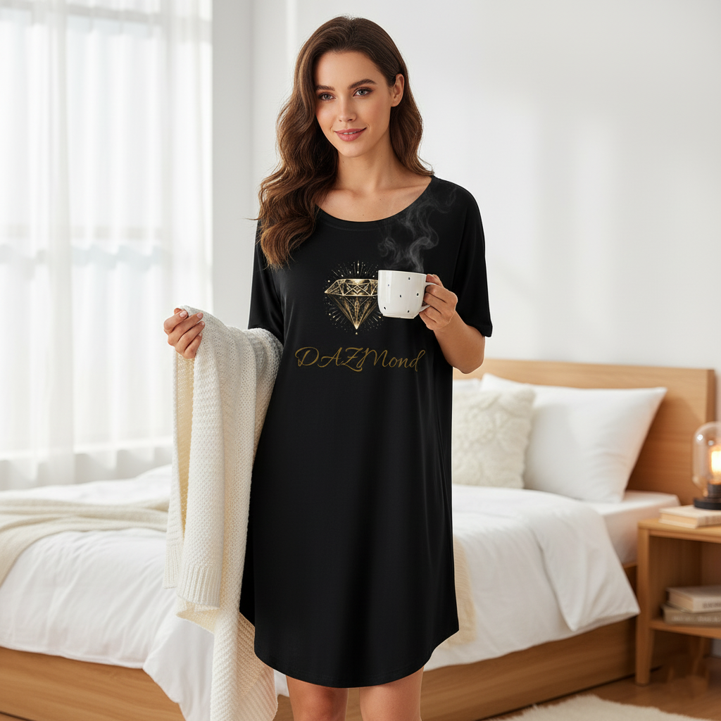DAZMond Luxury Short Sleeve Dress