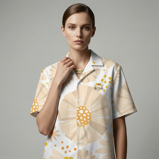 DAZMOND "Bloom d’Ivoire" Resort Shirt