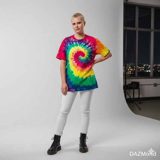 Camiseta oversize tie-dye DAZ Art