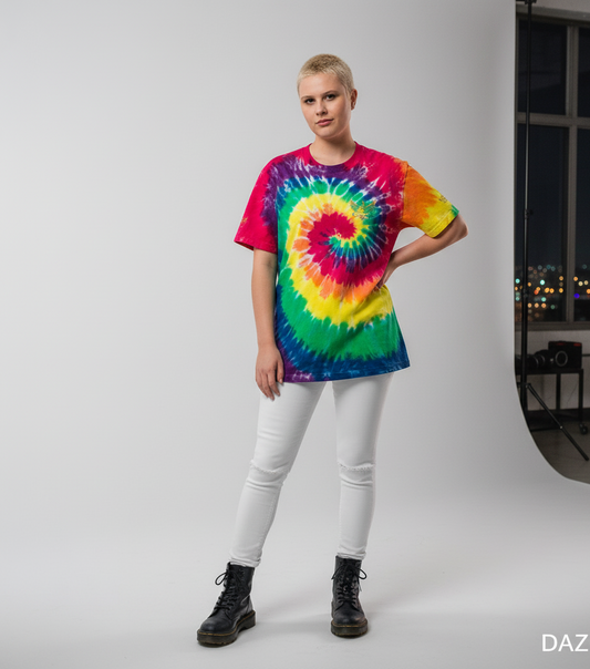 DAZMOND® "Abstract Canyon" Oversize Tee