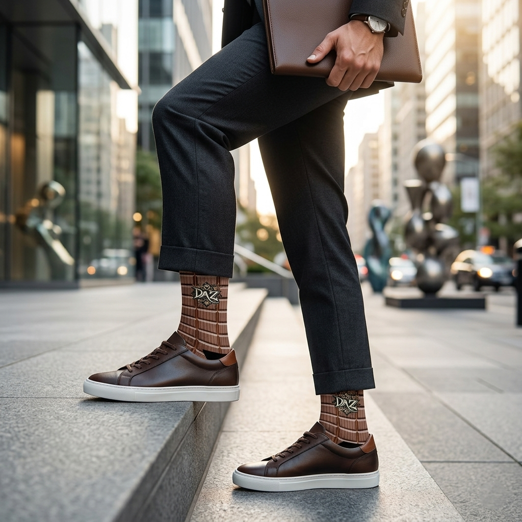 DAZMOND® "Chocolate Bar" Art Socks