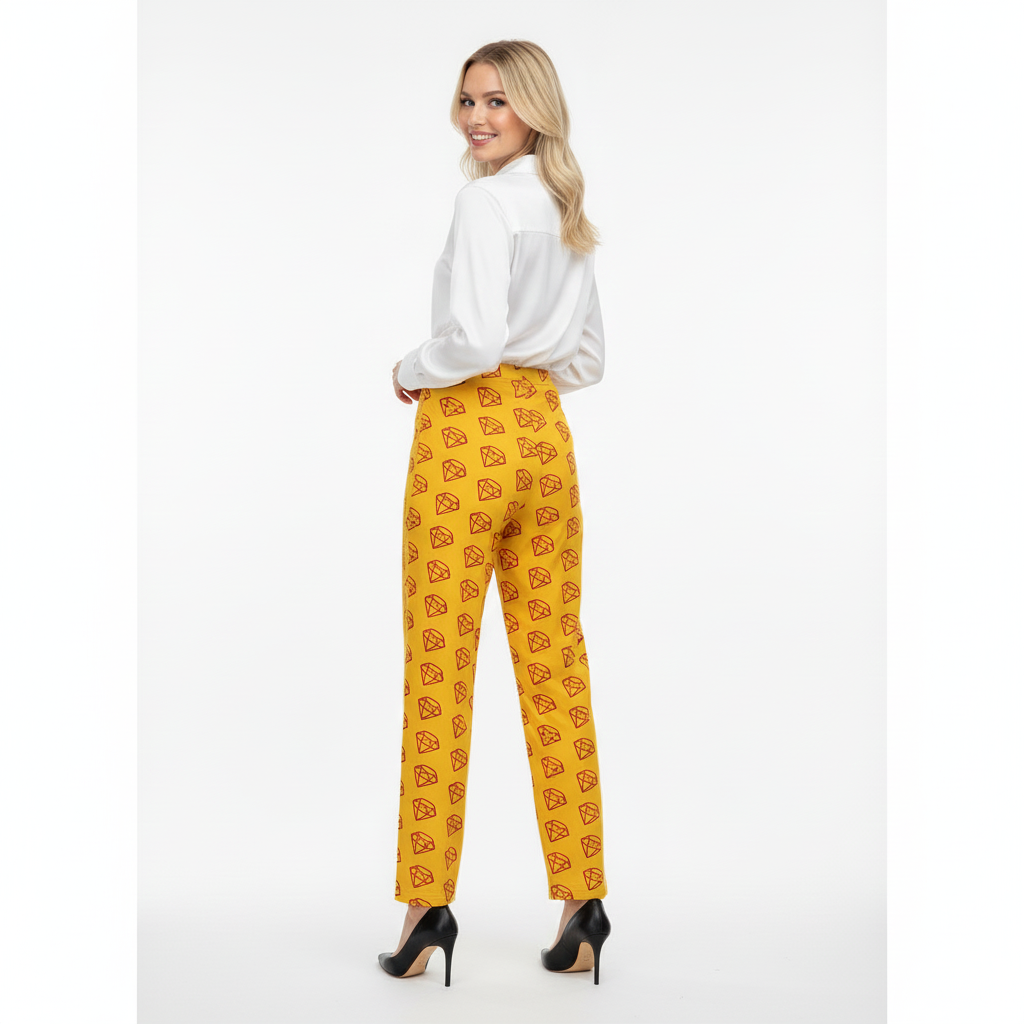 Pantalones anchos DAZ Art con estampado integral