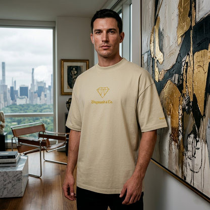 DAZMOND & Co.® "Blaster 2.0" Organic Oversized High-Neck Tee