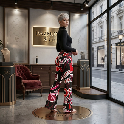 DAZMOND® "Infinite Love" Flare Leggings