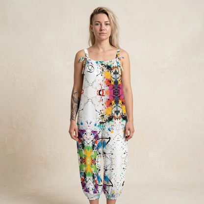 DAZMOND® "Midnight Strokes" Baggy Jumpsuit