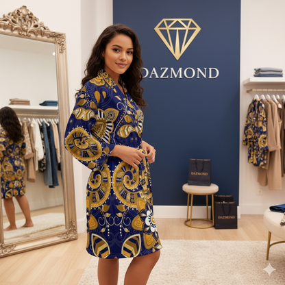 Bata corta DAZ Luxury de baño para mujer