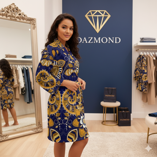 Bata corta DAZ Luxury de baño para mujer