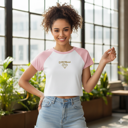 Camiseta DAZ Luxury raglán de microcanalé para mujer