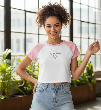 Camiseta DAZ Luxury raglán de microcanalé para mujer