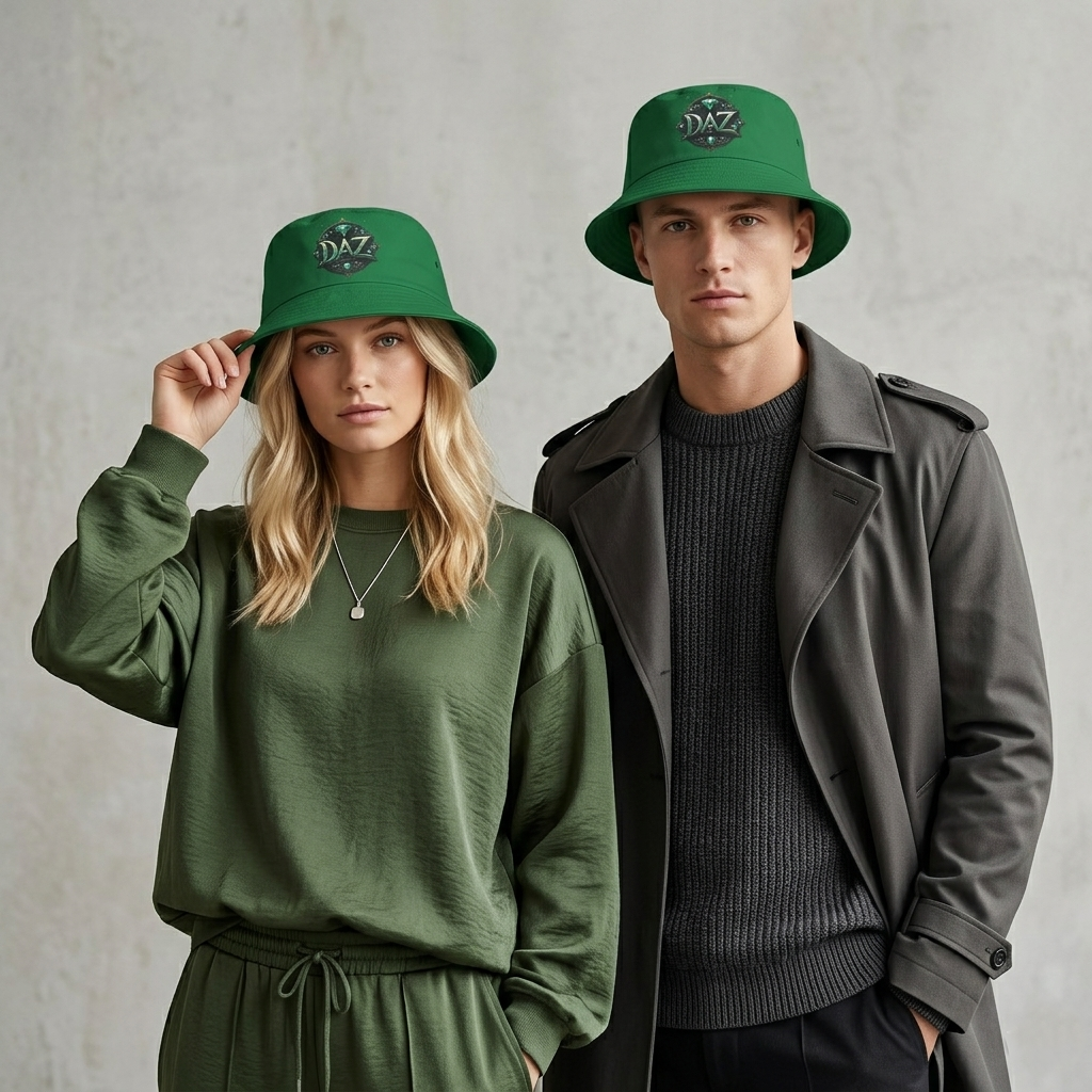 DAZMOND® "Emerald Horizon" Bucket Hat