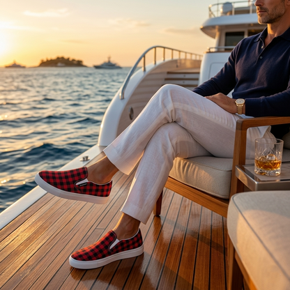 DAZMOND® "Swift Glide" Luxury Slip-On