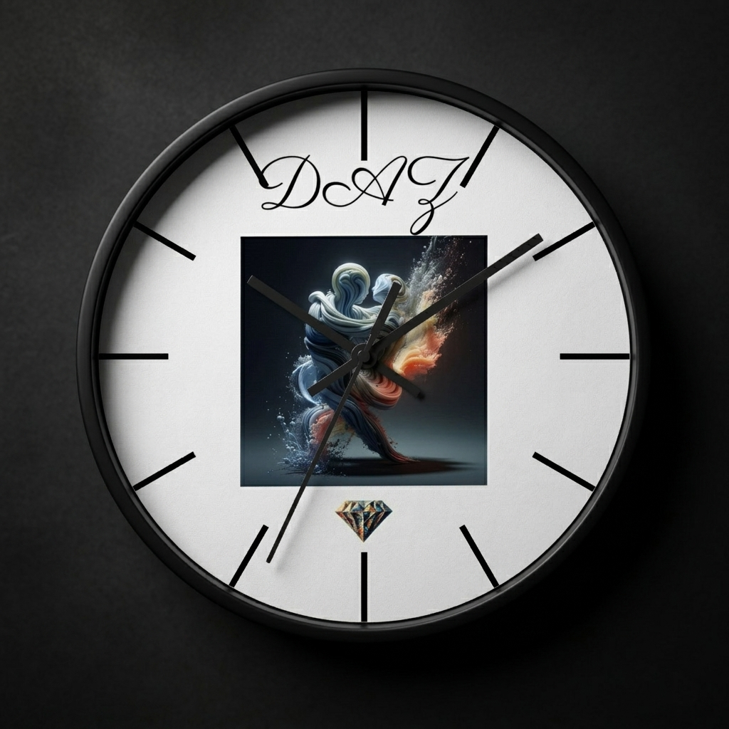 DAZMOND® Art "Primal Unity" Wall Clock
