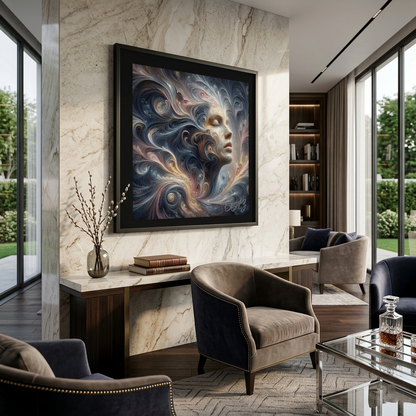 DAZMOND® Art "The Soul’s Awakening" Framed Poster