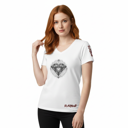 Camiseta de algodón DAZMond Luxury para mujer