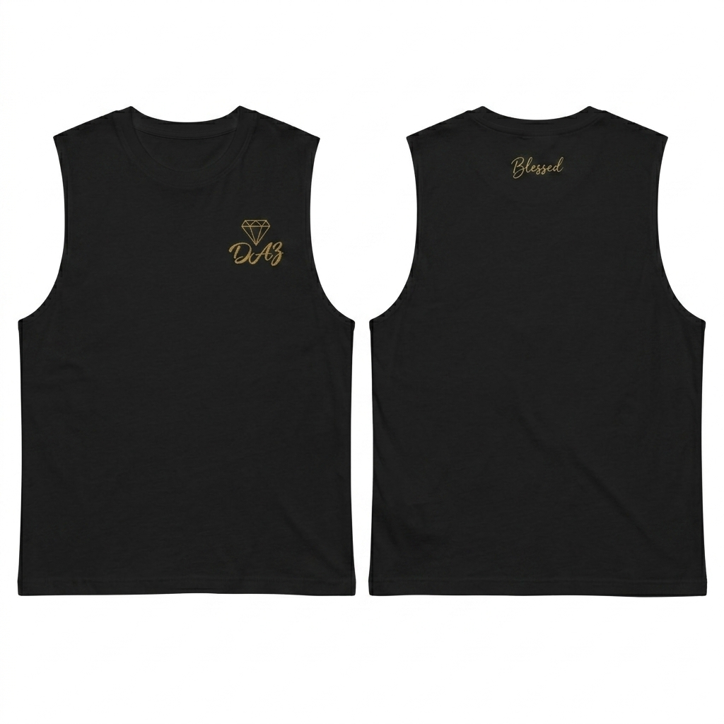 DAZMOND "Iconic Stealth" Muscle Tee