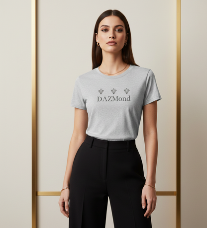 Camisetas DAZMond de cuello redondo para mujer