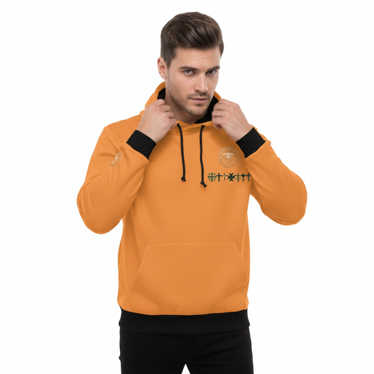 Sudadera DAZMond con capucha de cuello alto para hombre