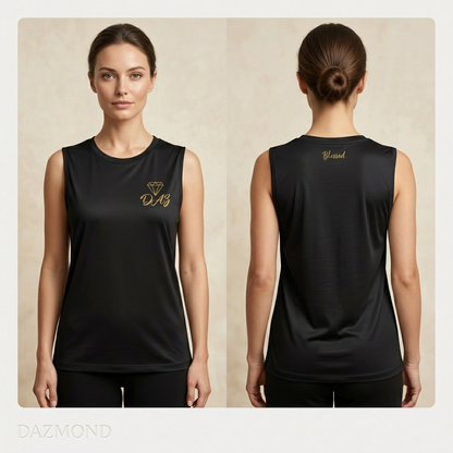 DAZMOND "Aura Silk-Touch" Muscle Tee