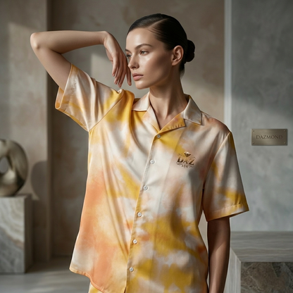 DAZMOND "Aura Dusk" Resort Shirt