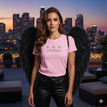 Camiseta DAZMond de cuello redondo para mujer