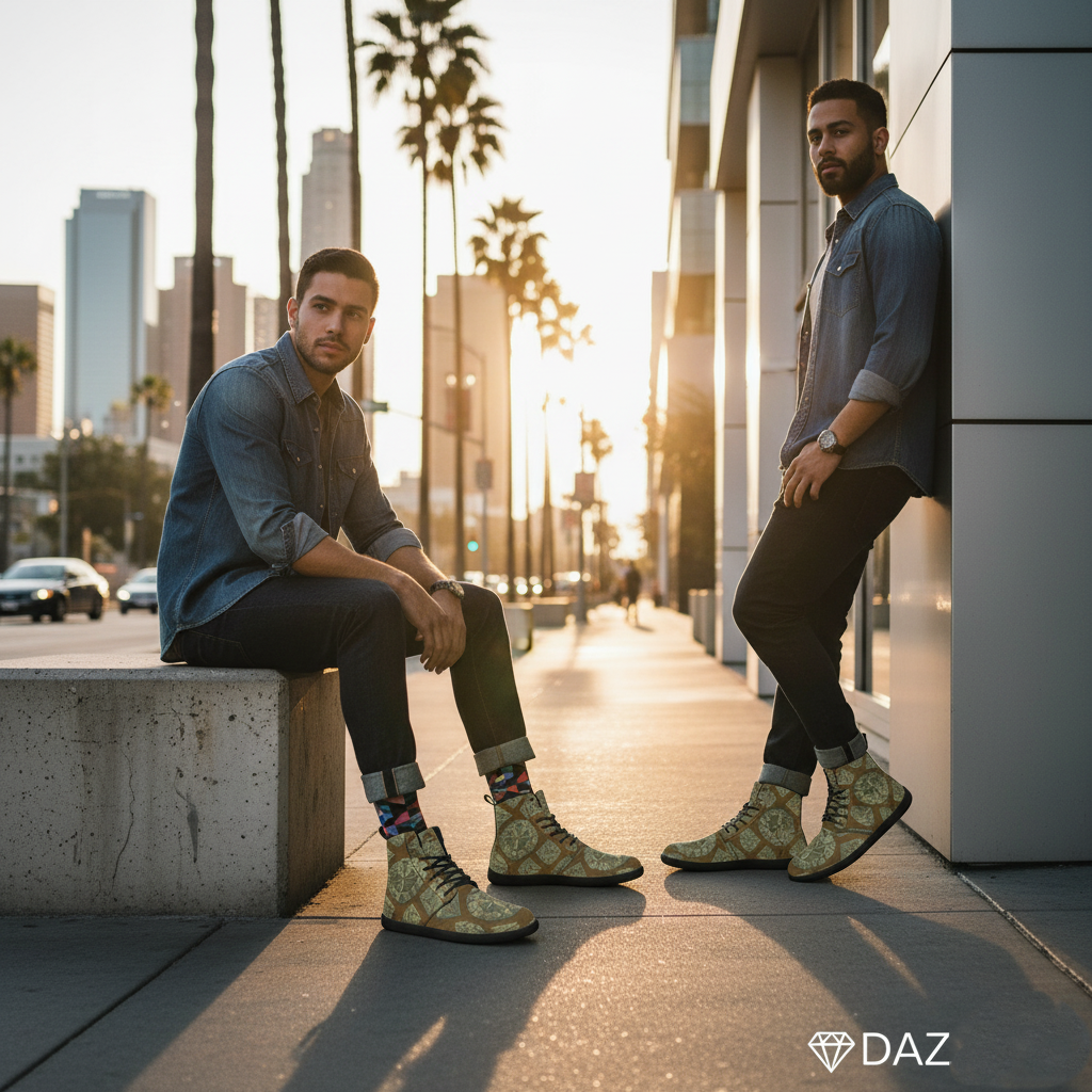 Zapatillas de caña alta DAZMond Art