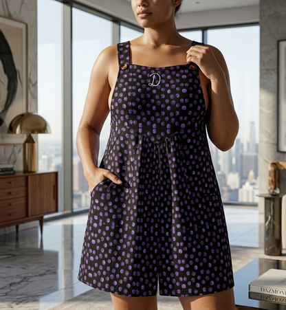 The Dazmond Amethyst Dot Shortall