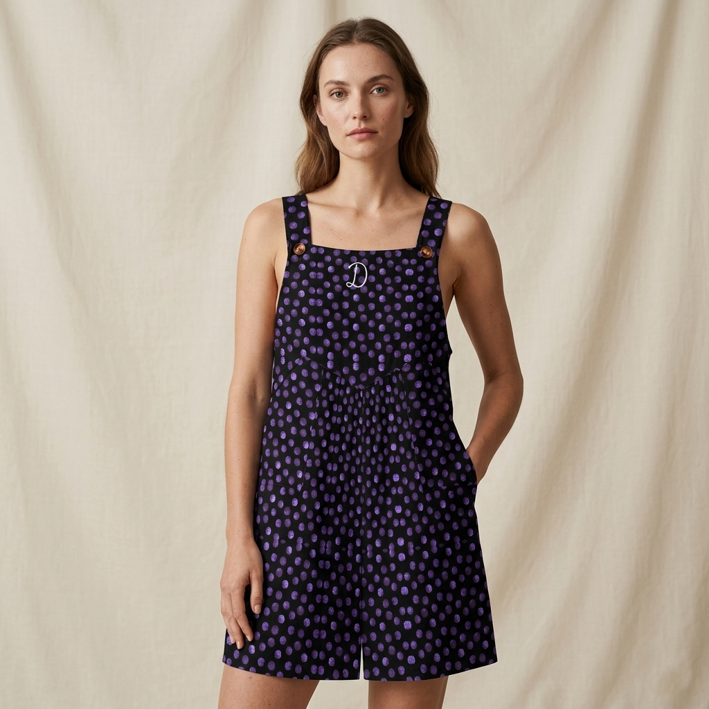 The Dazmond Amethyst Dot Shortall
