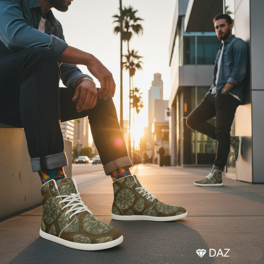 Zapatillas de caña alta DAZMond Art