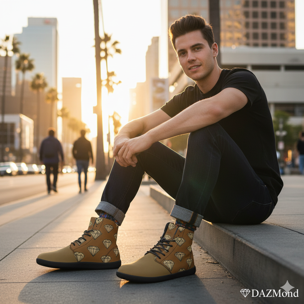 Zapatillas de caña alta DAZMond Luxury Art