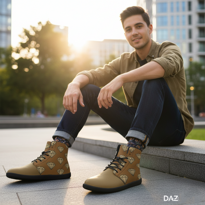 DAZMond Luxury Art High-Top Sneakers