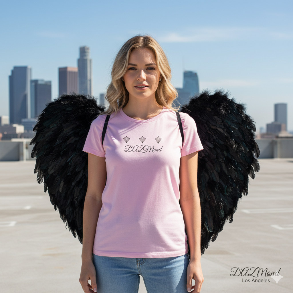 Camiseta DAZMond de cuello redondo para mujer