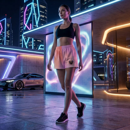 DAZMOND® "Sunset Gradient" Art Sport Shorts