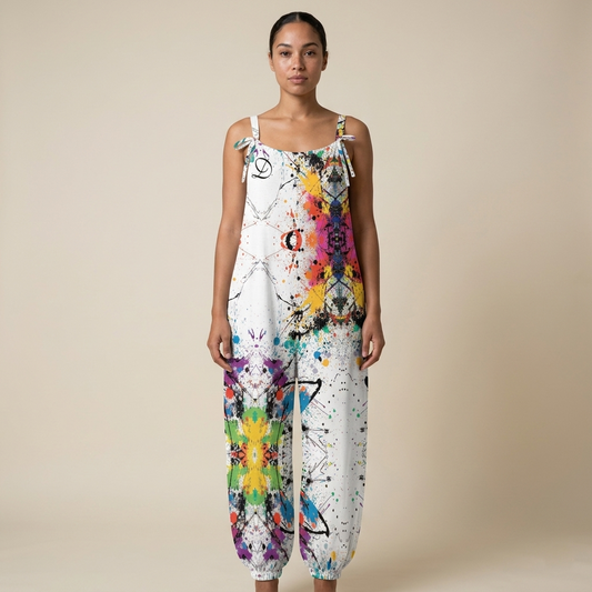 DAZMOND® "Midnight Strokes" Baggy Jumpsuit