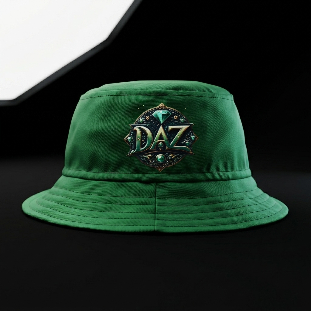 DAZMOND® "Emerald Horizon" Bucket Hat